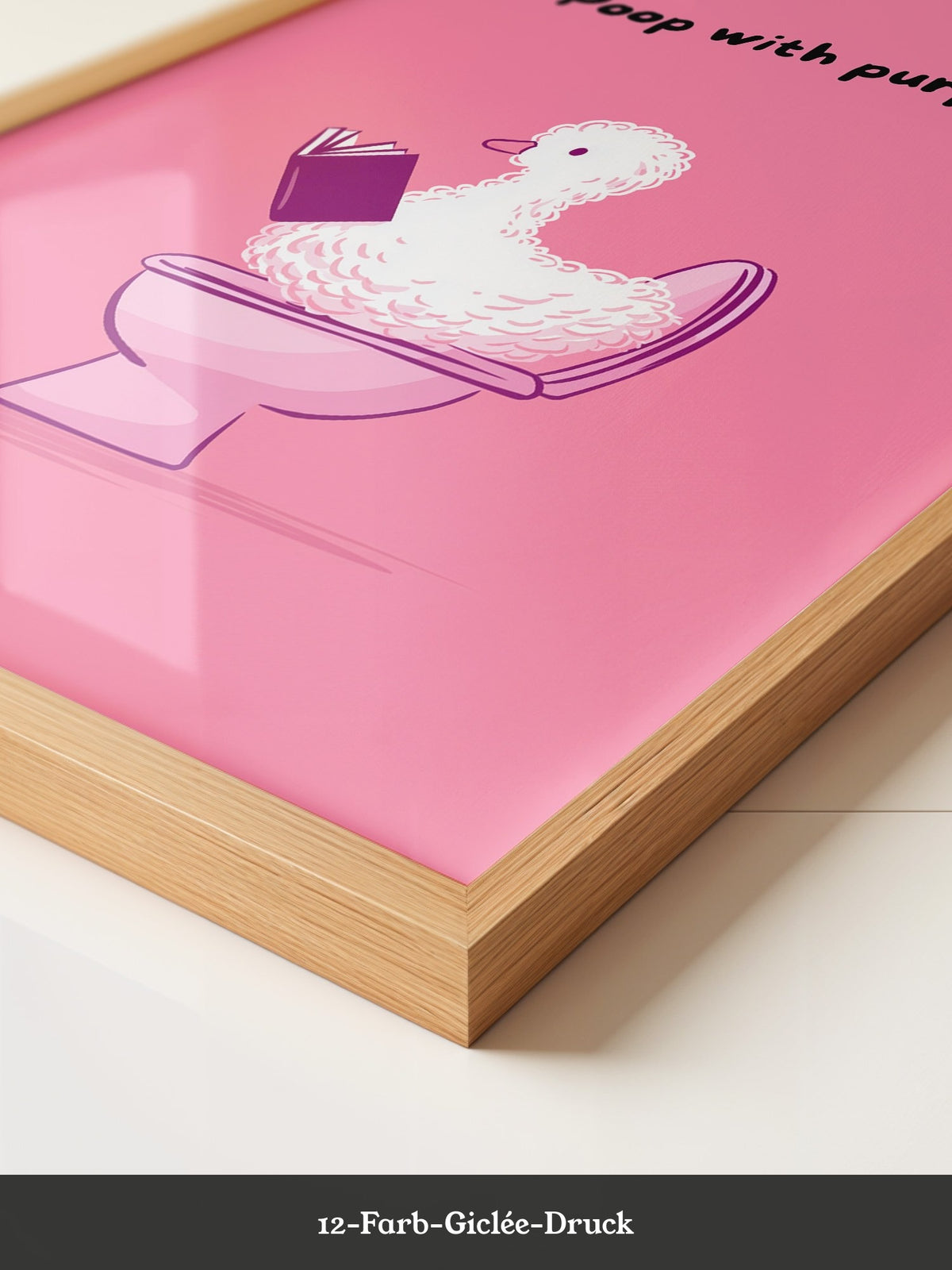 Ente Toilette Humor rosa