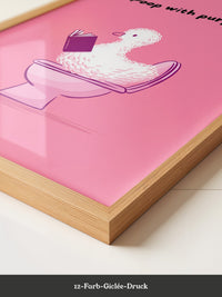 Ente Toilette Humor rosa
