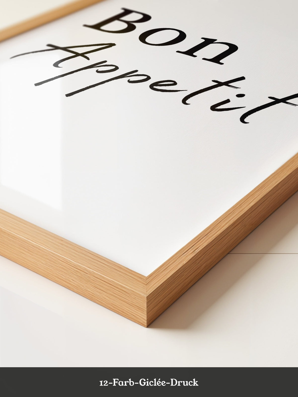 Bon Appetit Schriftzug elegant