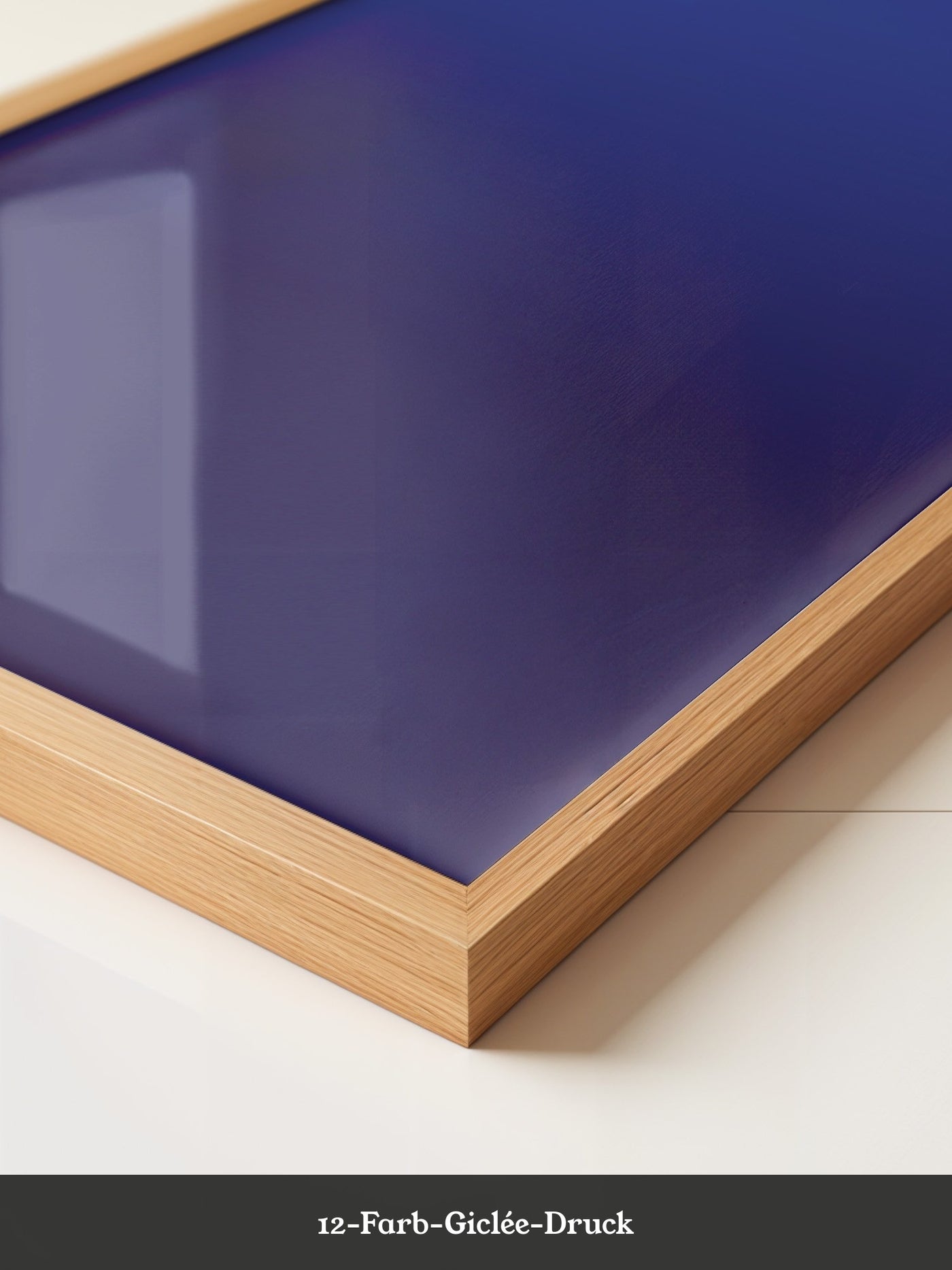 Blauer Farbverlauf minimalistisch