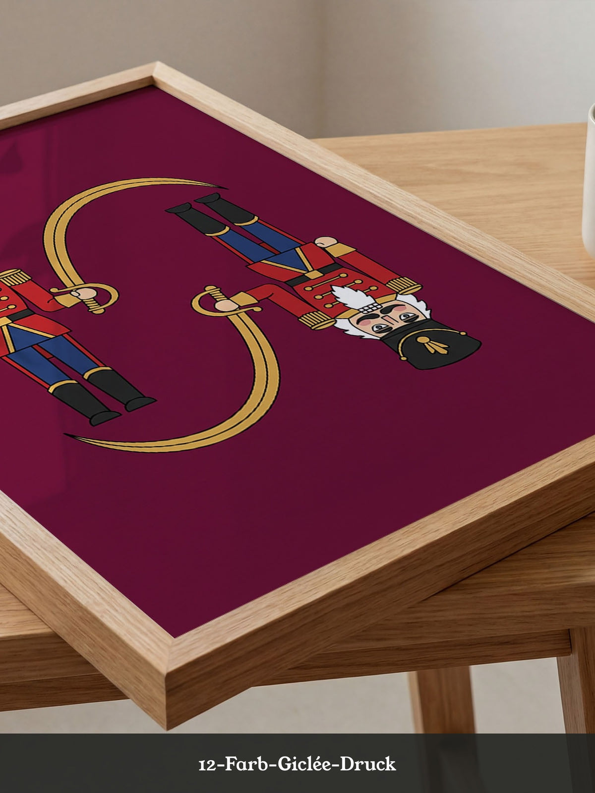Nussknacker Illustration Rot