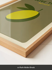 Olive Minimalistisch Retro