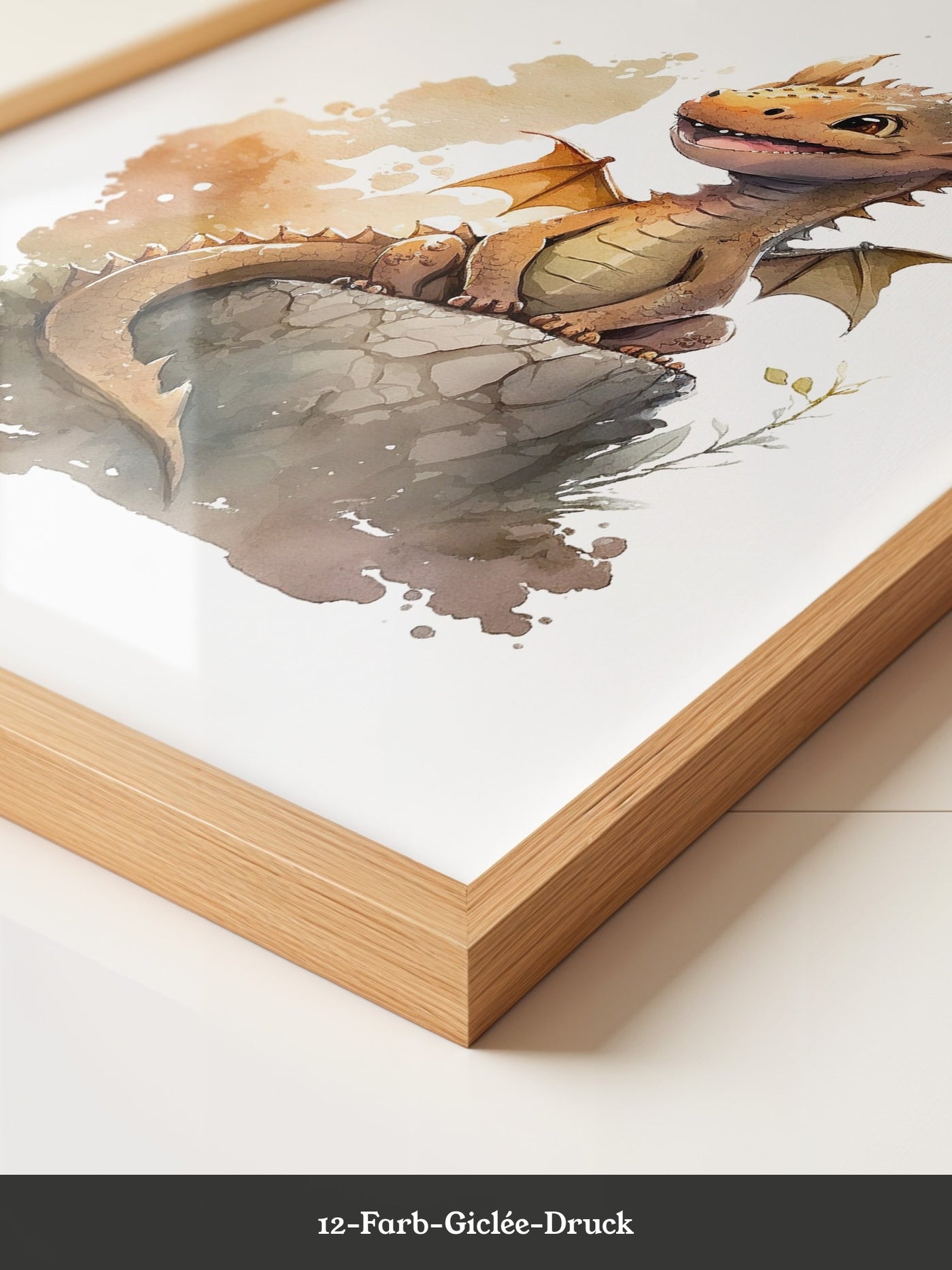 Niedlicher Drache Aquarell