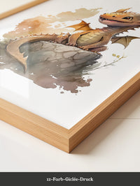 Niedlicher Drache Aquarell