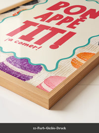 Bunte Macarons Skizzenstil