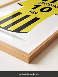 Dortmund Trikot gelb Rückansicht