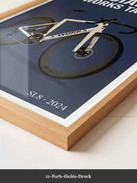 Rennrad Sportliches Design Weiß