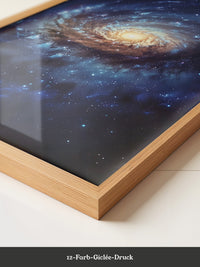 Galaxie Spiralstruktur blau