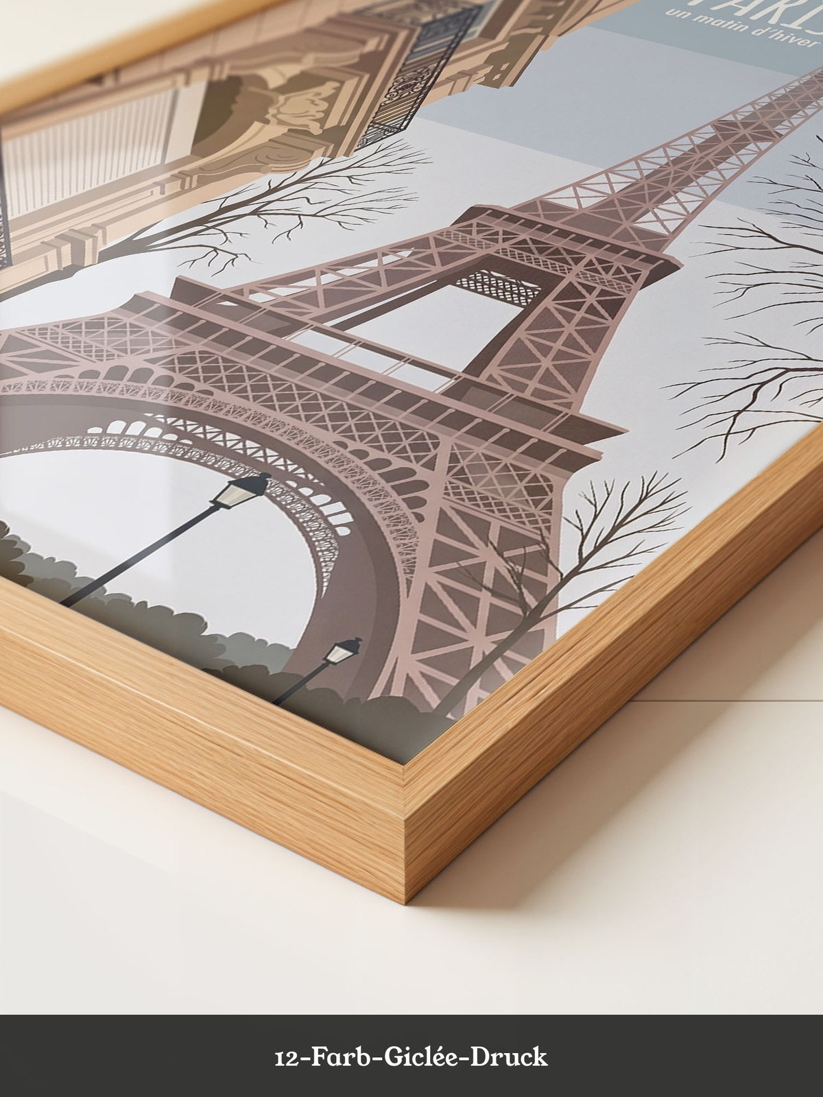 Paris Eiffelturm Winter