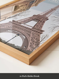 Paris Eiffelturm Winter
