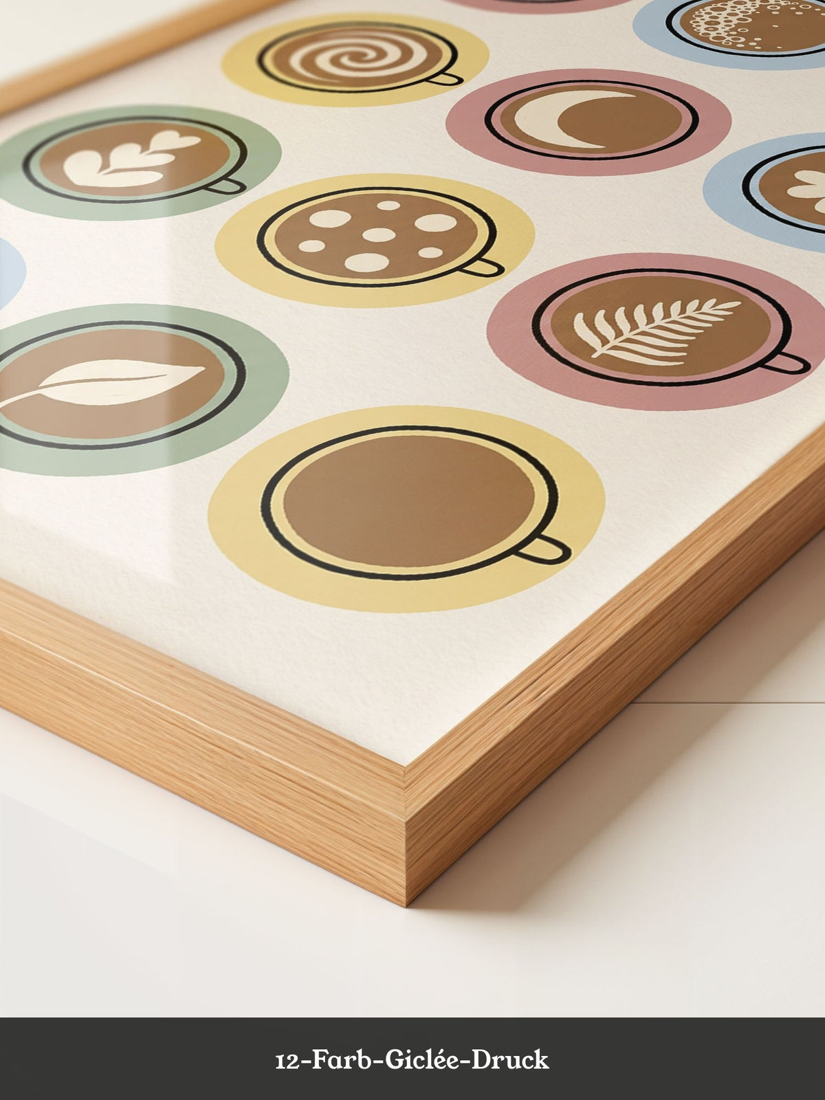 Kaffee Latte Art Poster