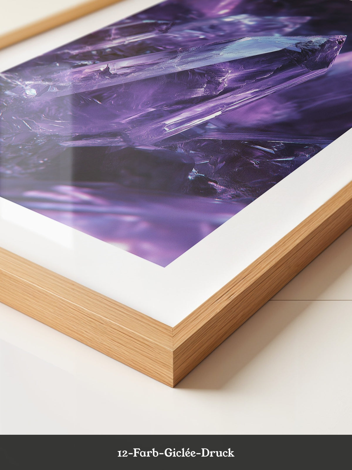 Amethyst Kristalle violett