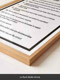 Regeln Minimalistisch Schwarz-Weiß
