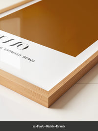 Espresso Braun minimalistisch