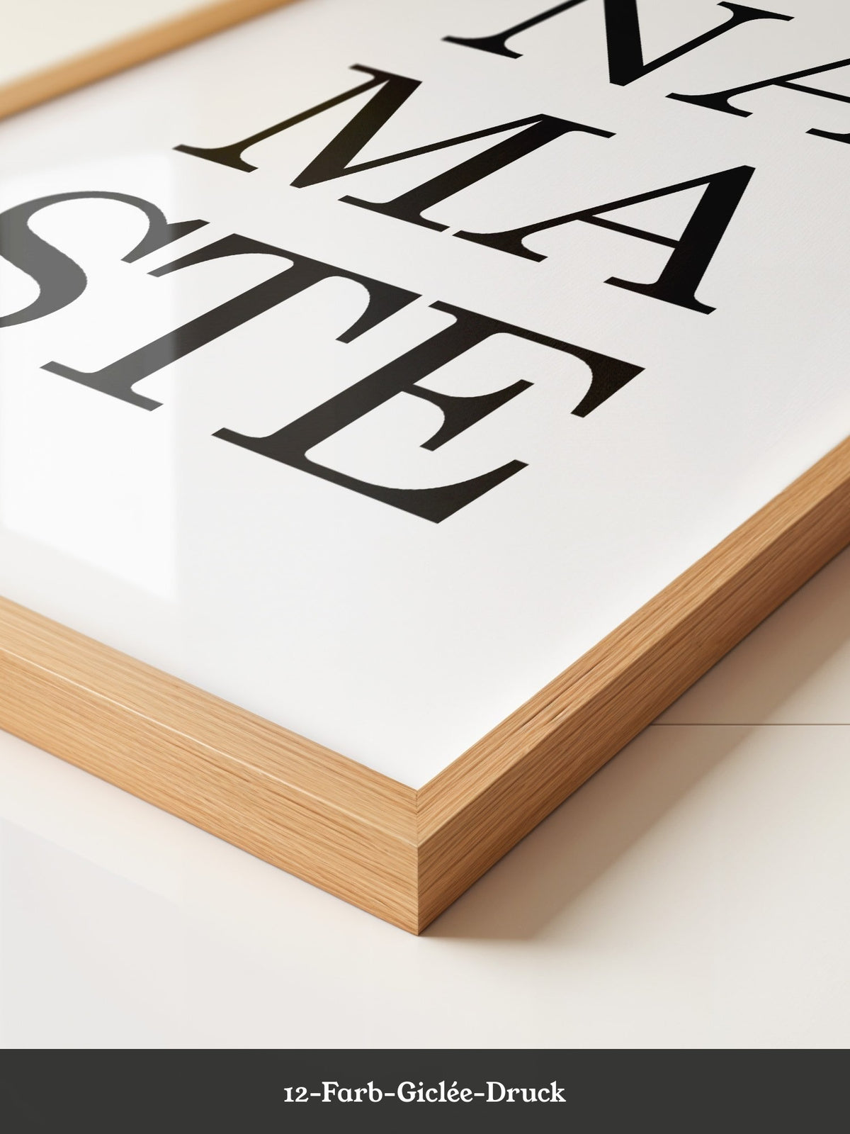 Namaste Schrift minimalistisch