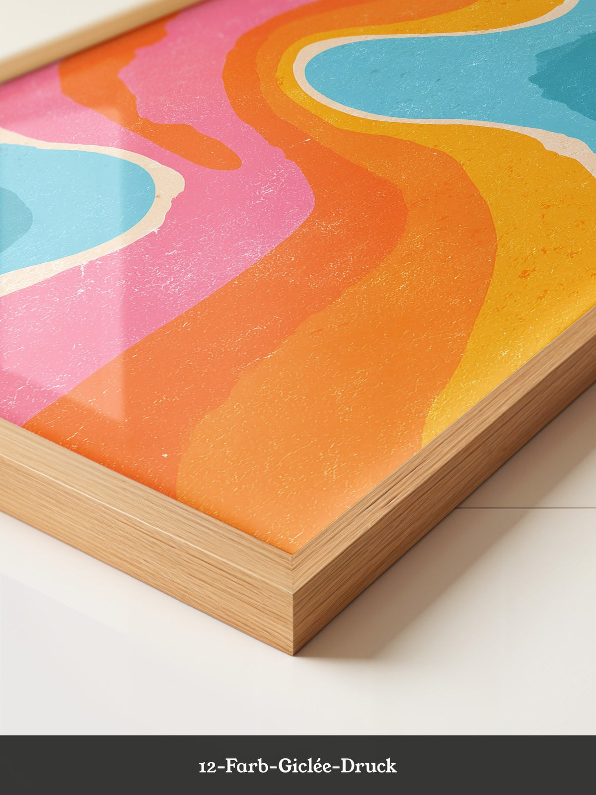 Bunte Wellen abstrakt