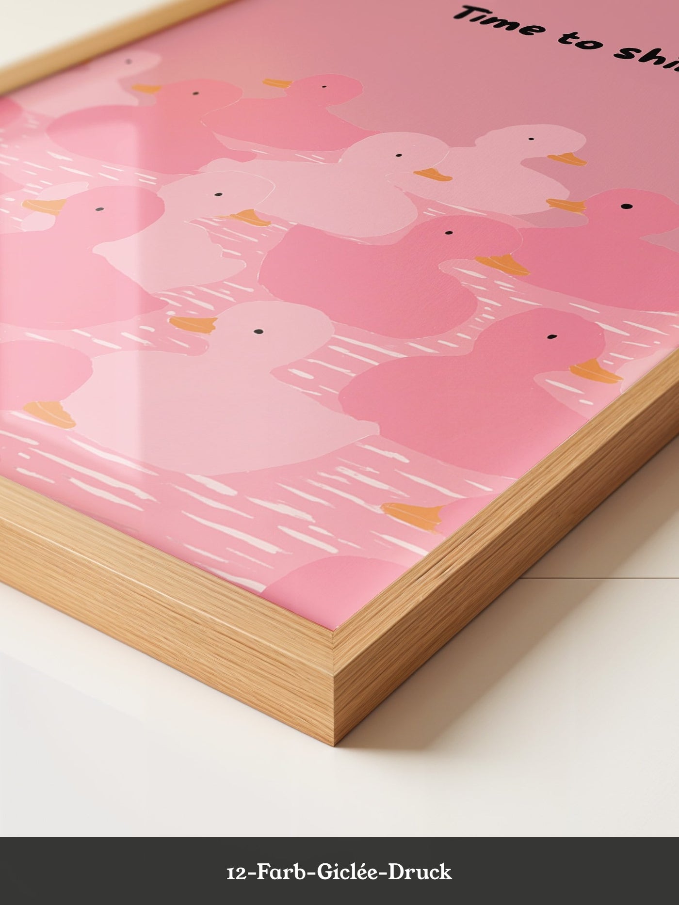 Enten Rosa Minimalistisch