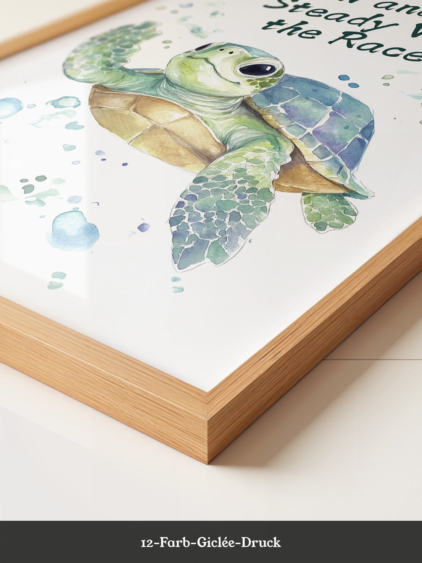 Schildkröte Aquarell pastellfarben