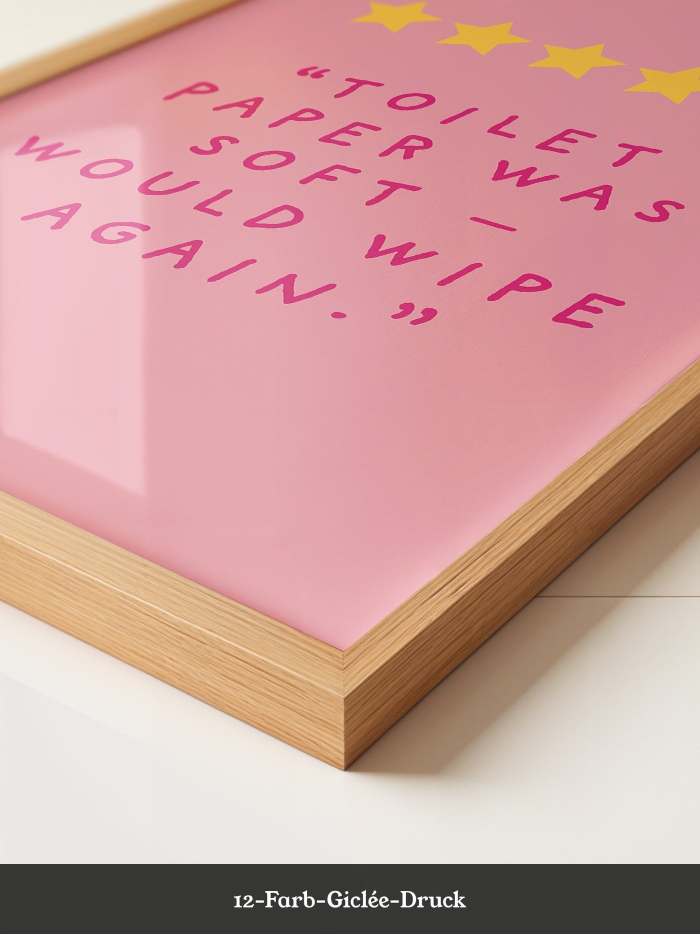 Toilettenpapier Humor Rosa