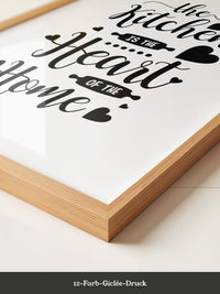 Küchenherz Schrift Herzen