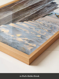Holzpfeiler Strand Perspektive