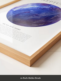 Neptun Kugel Blaues Universum