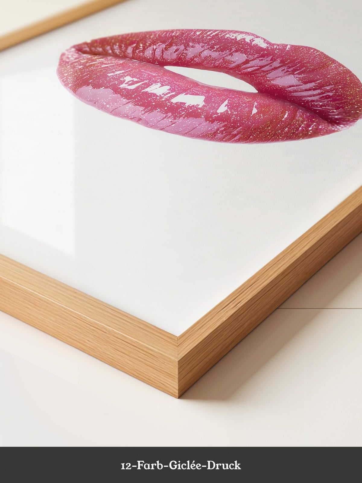Glitzernde Lippen Hochglanz
