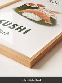 Sushi Komposition Retro Look