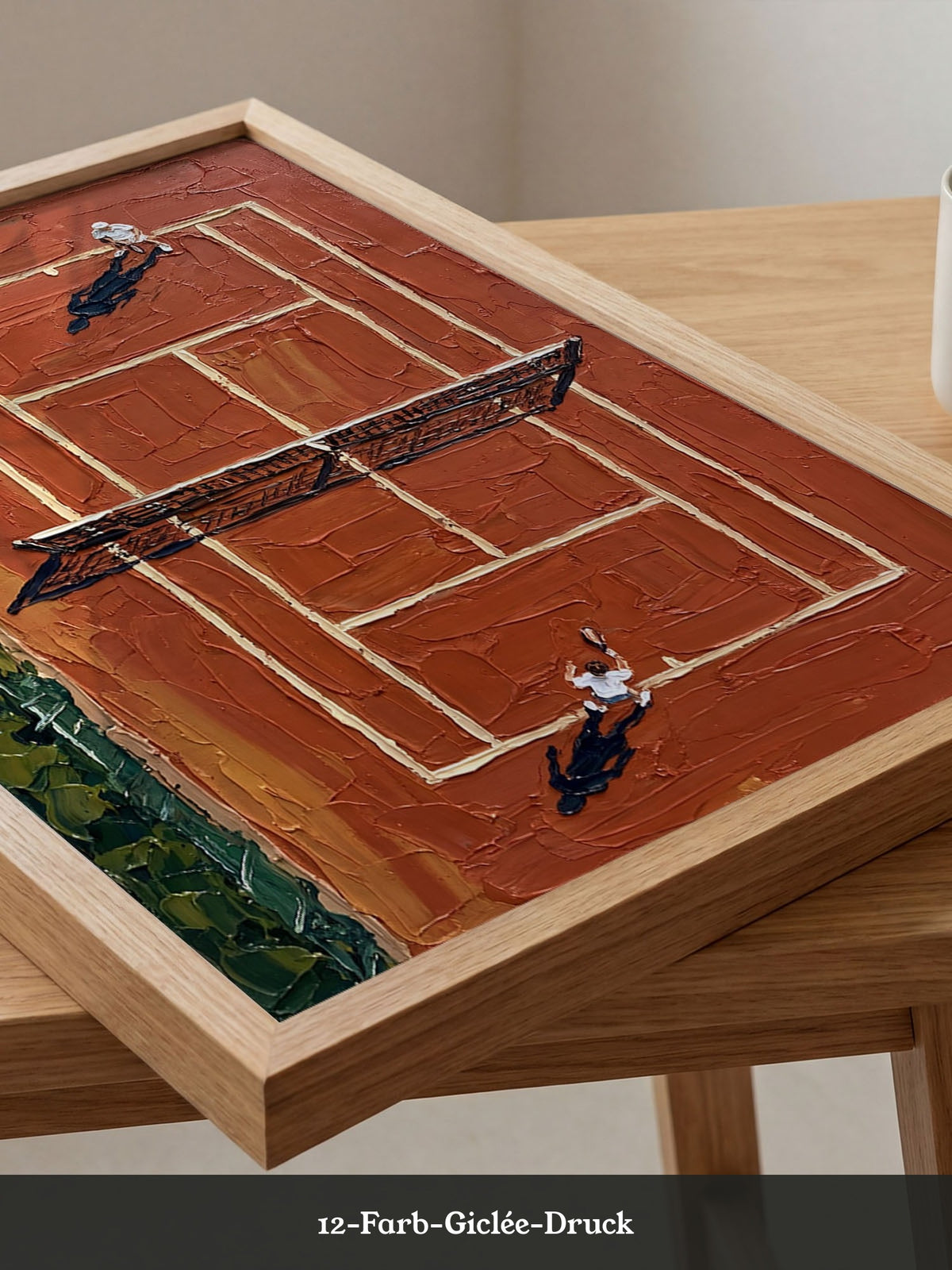Tennisplatz Draufsicht