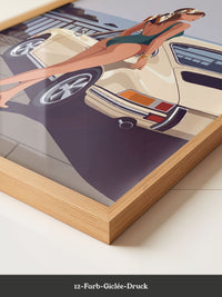 Vintage Sportwagen Küstenluft