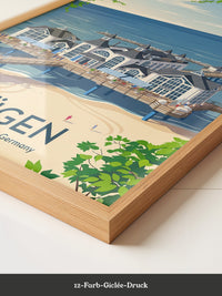Sellin Seebrücke Strandansicht