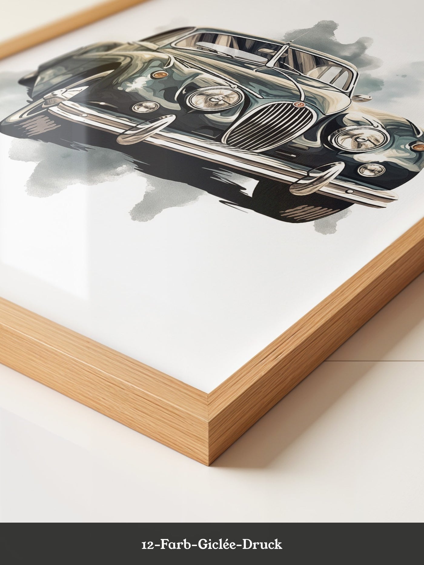Klassischer Oldtimer Aquarellstil