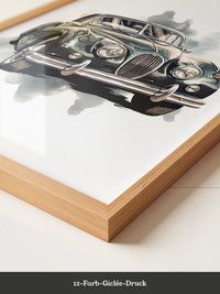 Klassischer Oldtimer Aquarellstil