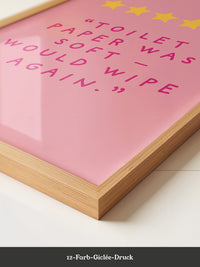 Toilettenpapier Humor Rosa