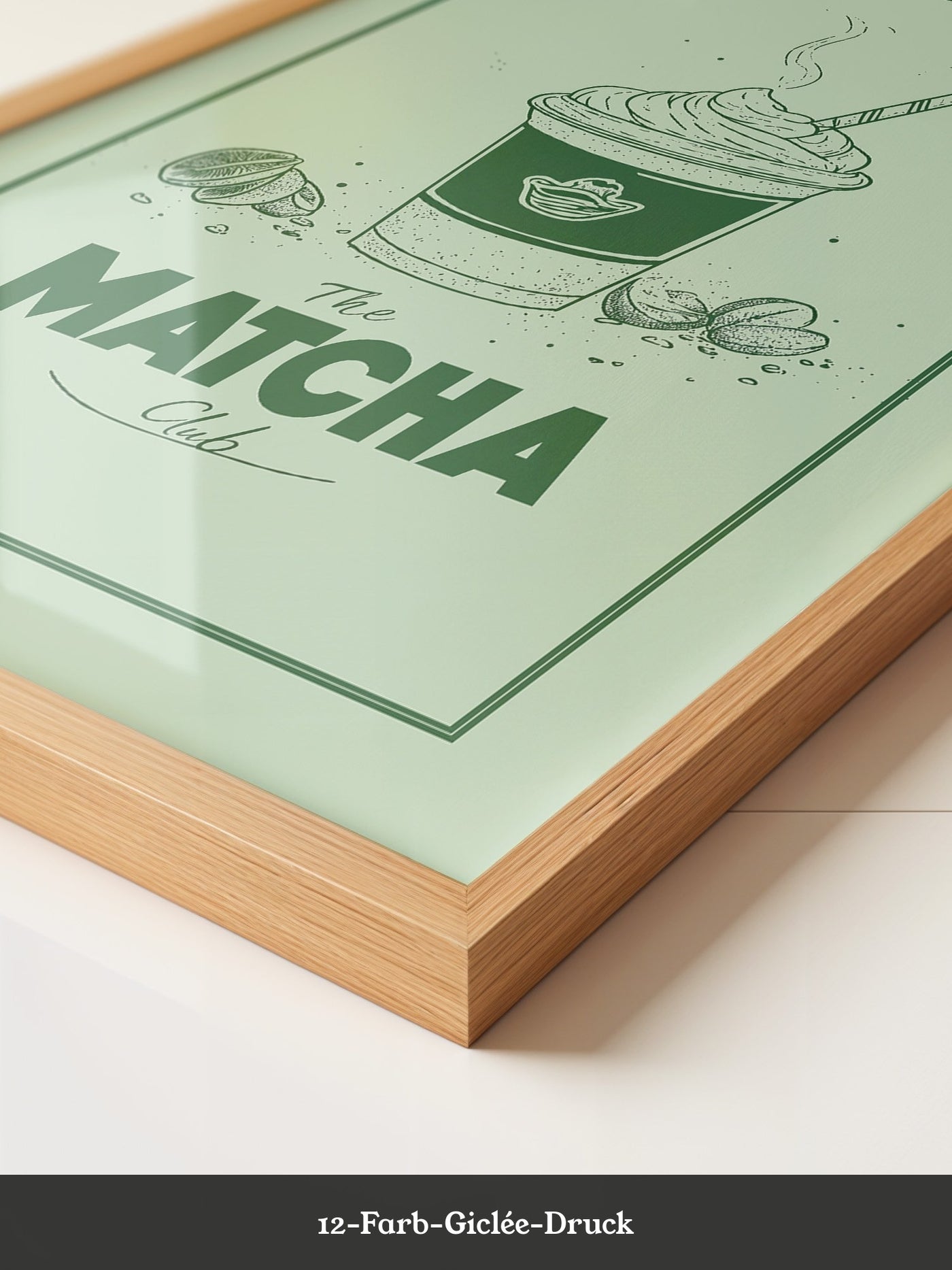 Matcha Becher retrogrün