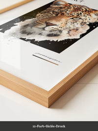 Leopard Aquarell Intensiv