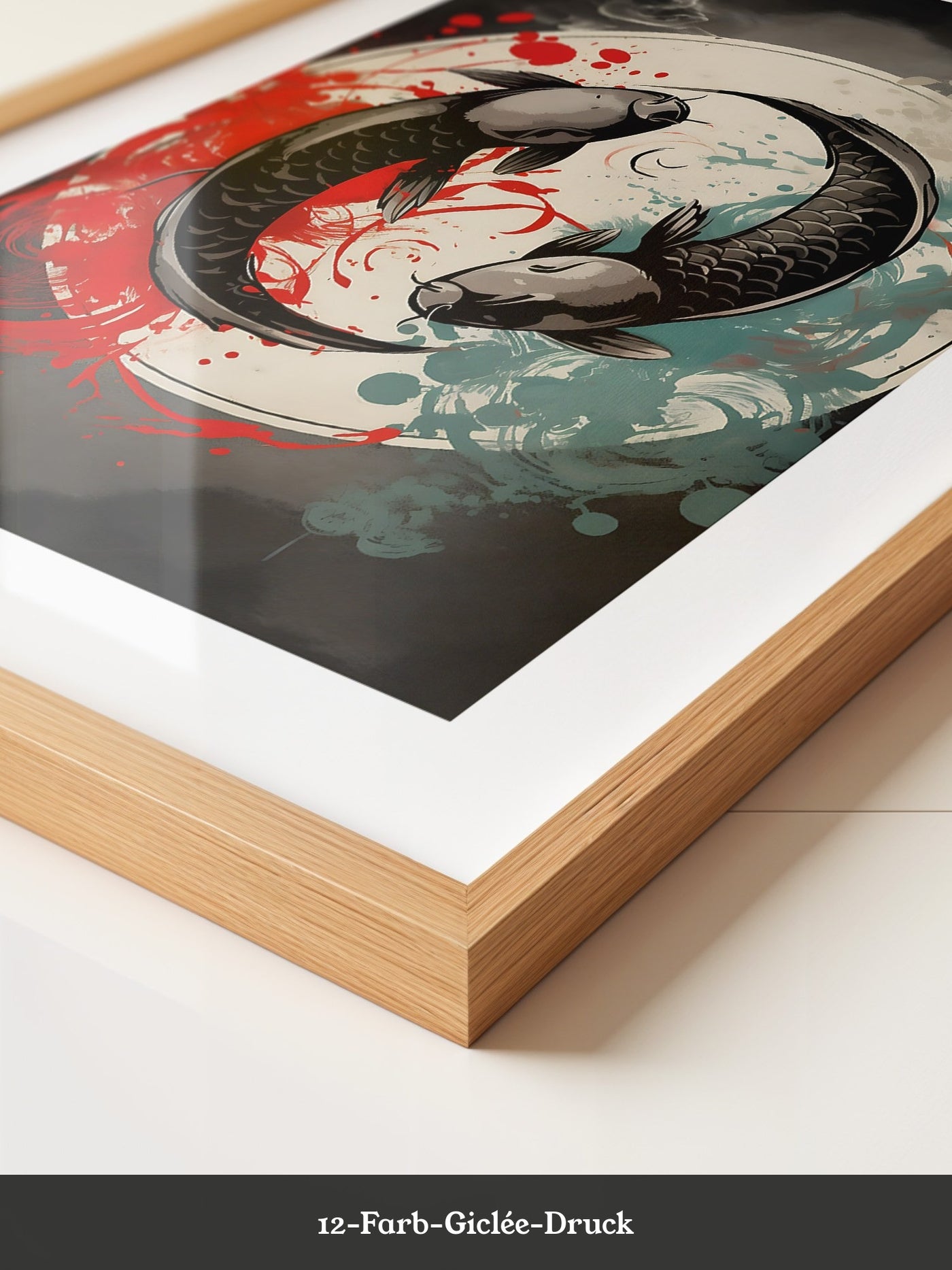 Koi Yin Yang Farbenpracht
