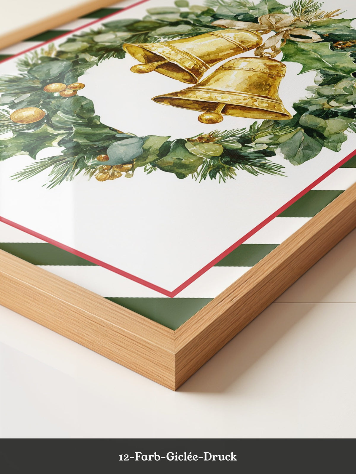 Weihnachtskranz Goldene Glocken