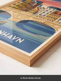 Kopenhagen Brücke Pastellfarben