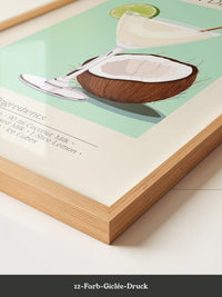 Batida de Coco Glas Illustration