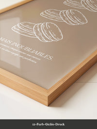 Macarons Skizze Beige
