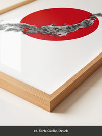 Japan Inseln Rot Kreis