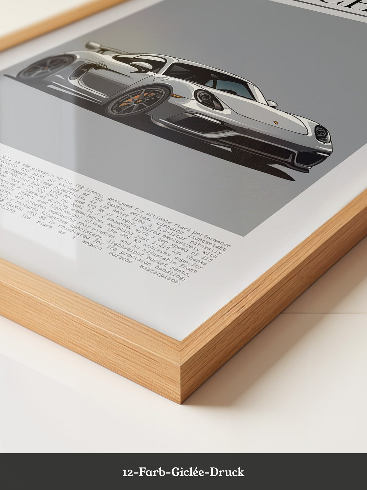 Porsche Cayman 718 Illustration