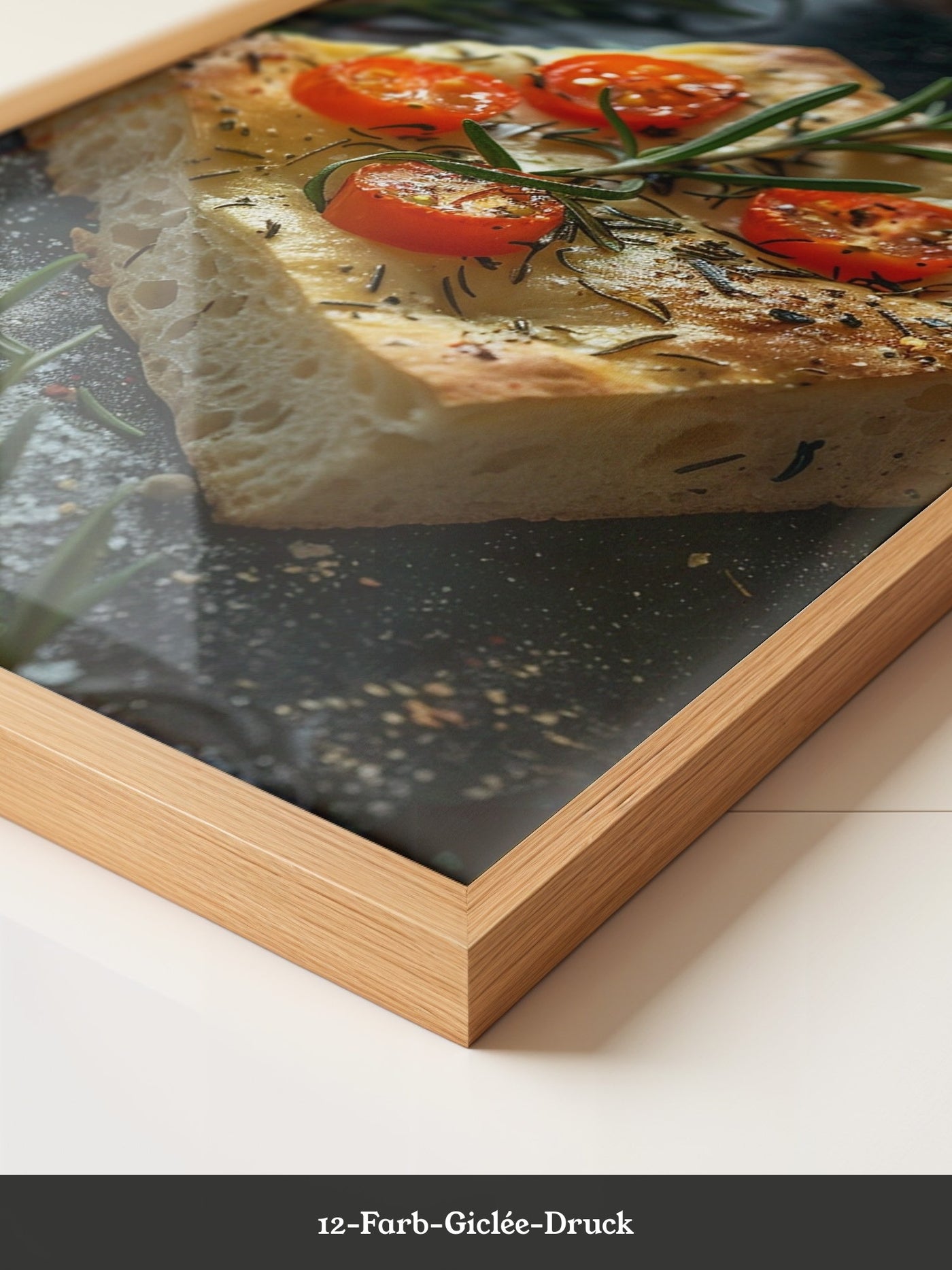 Focaccia Tomaten Rosmarin Rustikal