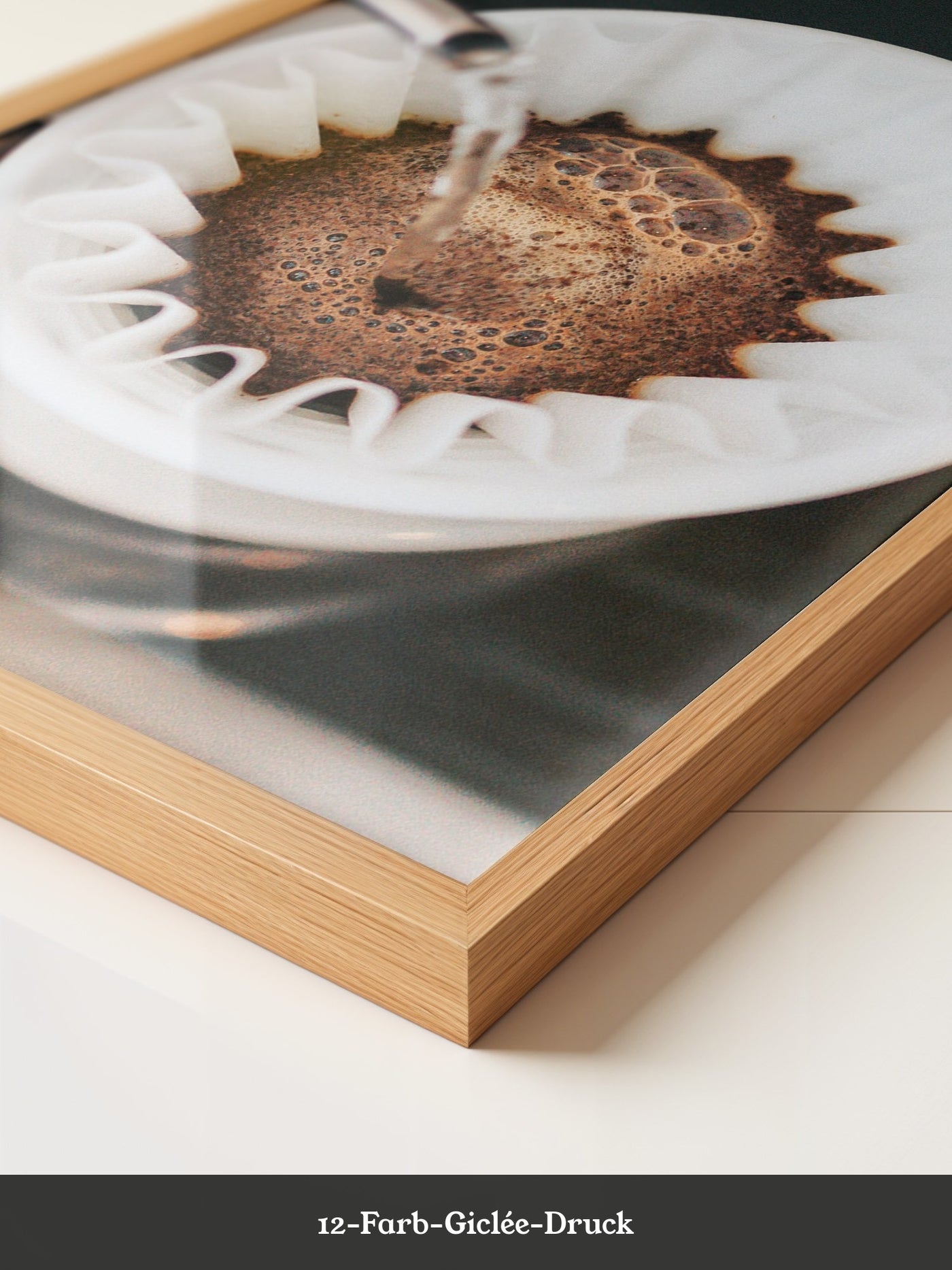 Kaffeefilter Nahaufnahme Gießen