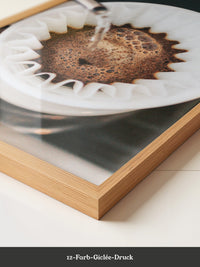 Kaffeefilter Nahaufnahme Gießen