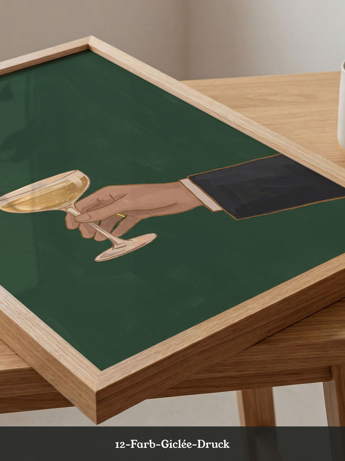 Champagnerglas Illustration