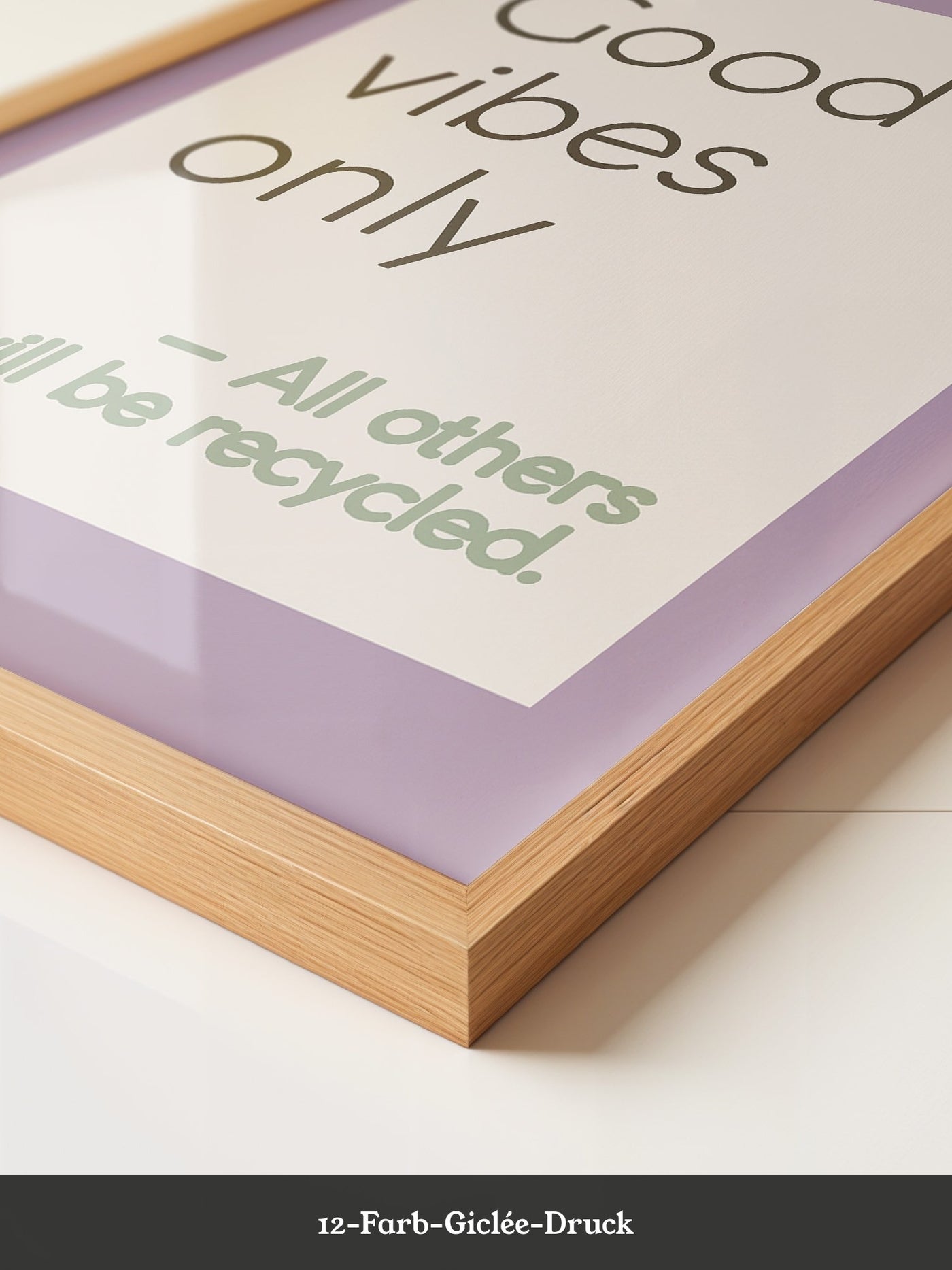 Good Vibes Typografie Pastell