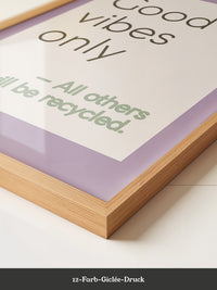 Good Vibes Typografie Pastell