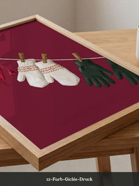 Bunte Winterhandschuhe